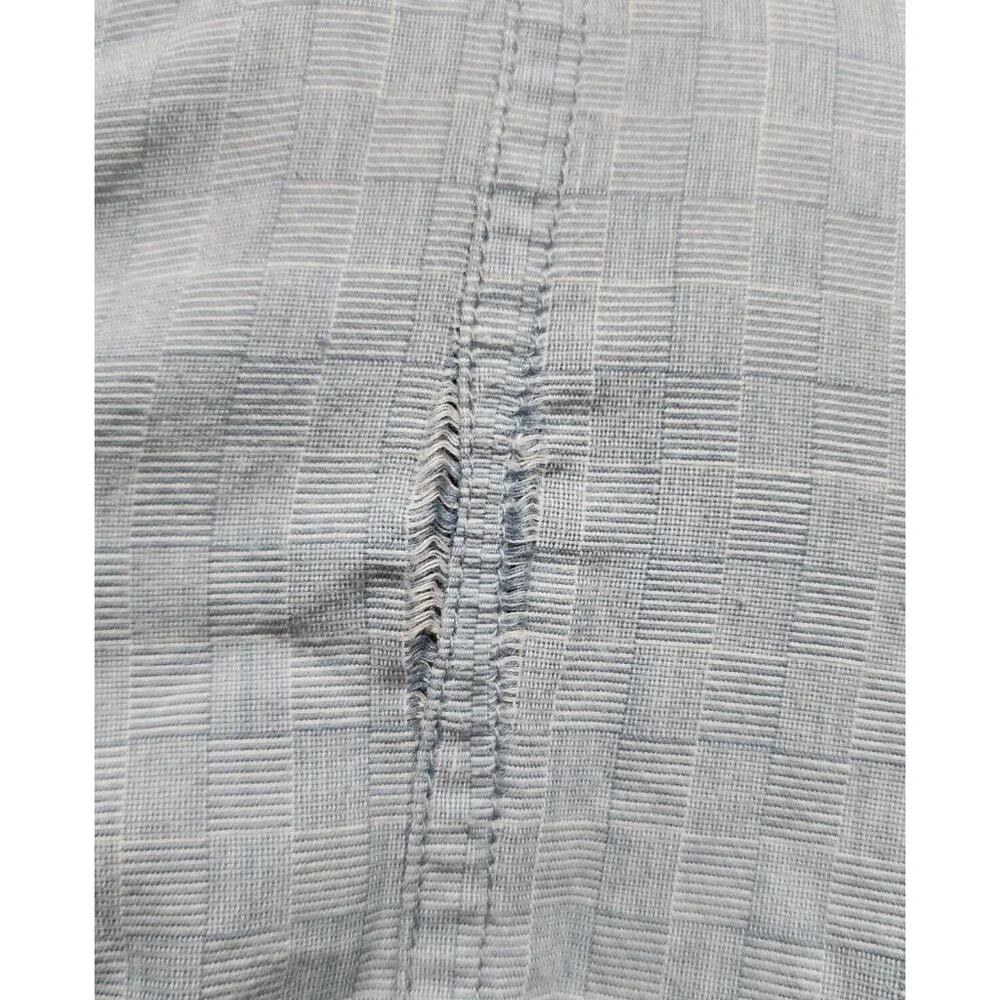 The North Face‎ A5 Series Blue Button Up Short Sleeve Pocket Shirt Size L Cotton